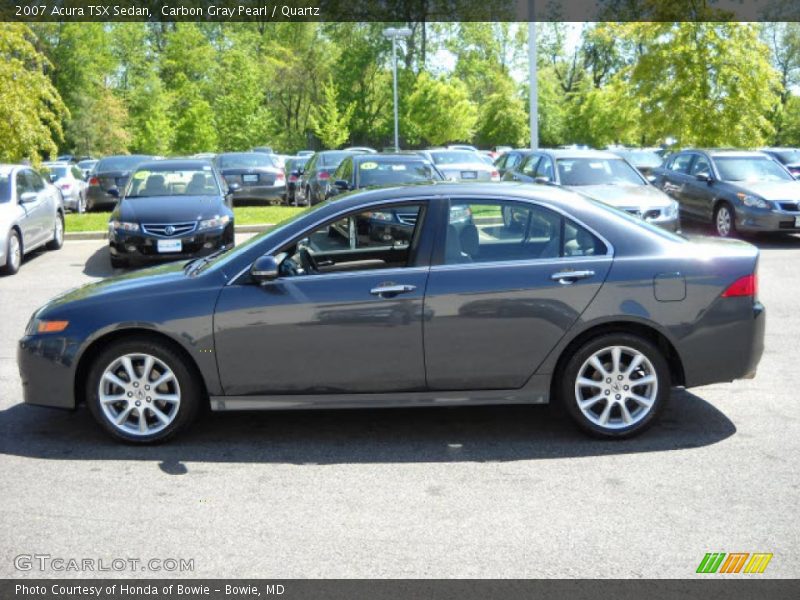 Carbon Gray Pearl / Quartz 2007 Acura TSX Sedan