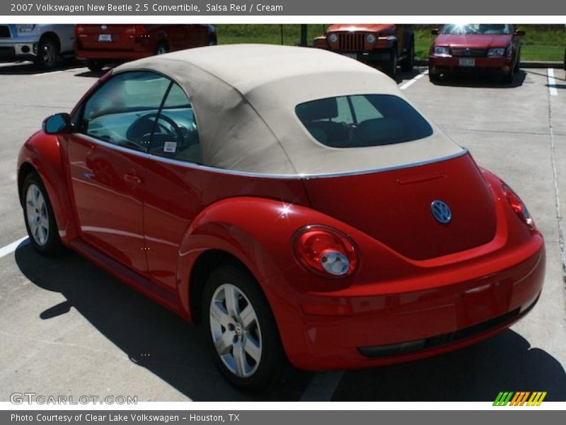 Salsa Red / Cream 2007 Volkswagen New Beetle 2.5 Convertible