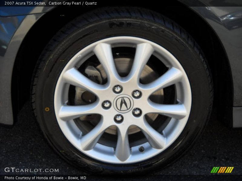 Carbon Gray Pearl / Quartz 2007 Acura TSX Sedan