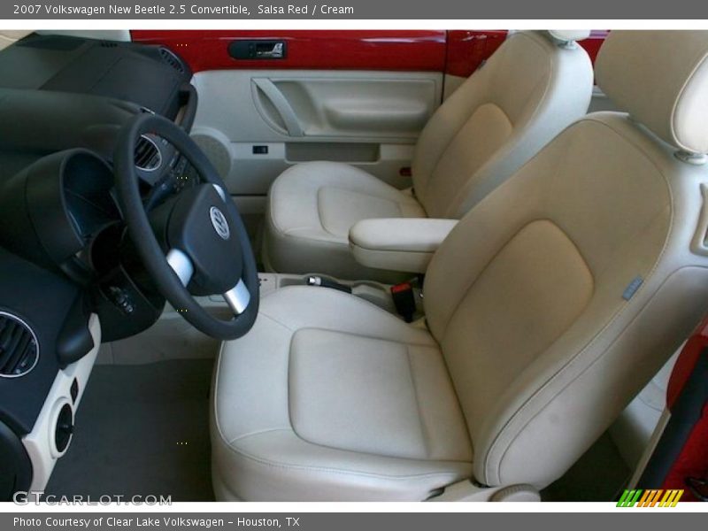 Salsa Red / Cream 2007 Volkswagen New Beetle 2.5 Convertible