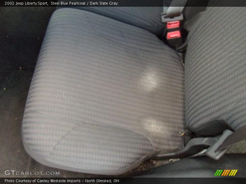 Steel Blue Pearlcoat / Dark Slate Gray 2002 Jeep Liberty Sport
