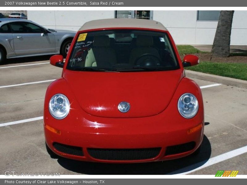 Salsa Red / Cream 2007 Volkswagen New Beetle 2.5 Convertible