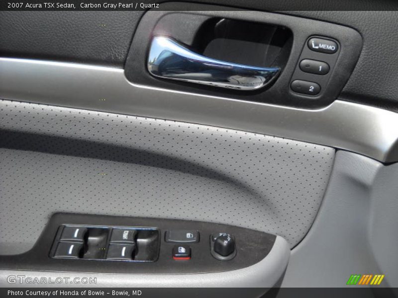 Carbon Gray Pearl / Quartz 2007 Acura TSX Sedan