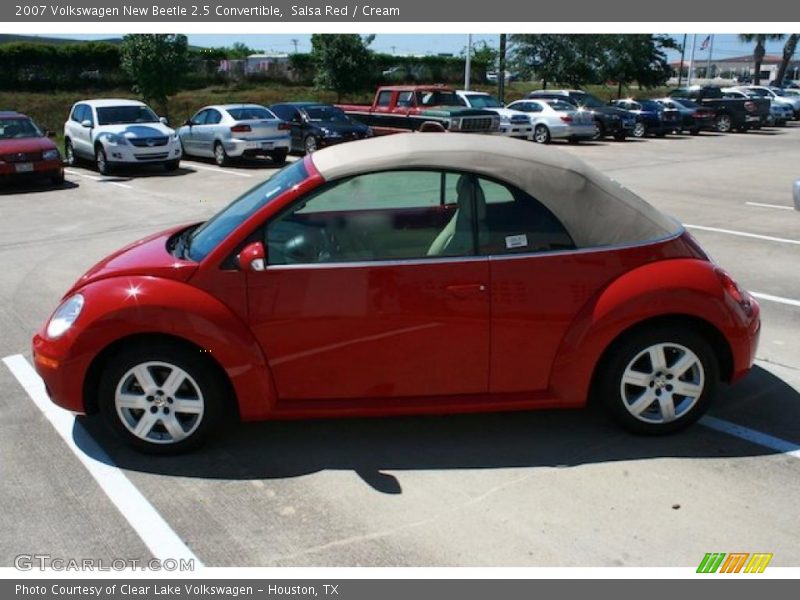 Salsa Red / Cream 2007 Volkswagen New Beetle 2.5 Convertible