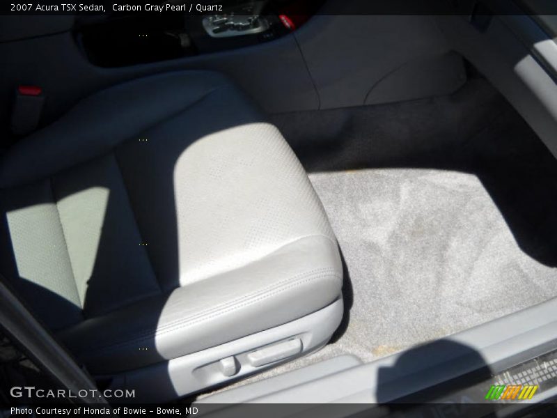 Carbon Gray Pearl / Quartz 2007 Acura TSX Sedan