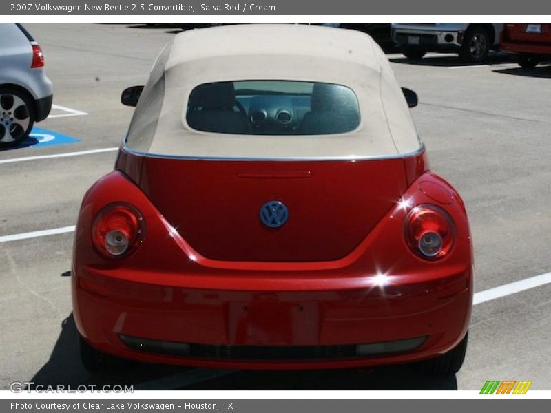 Salsa Red / Cream 2007 Volkswagen New Beetle 2.5 Convertible