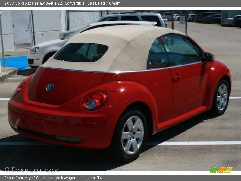 Salsa Red / Cream 2007 Volkswagen New Beetle 2.5 Convertible