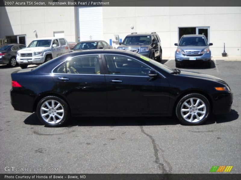 Nighthawk Black Pearl / Parchment 2007 Acura TSX Sedan