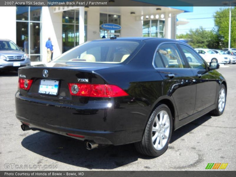 Nighthawk Black Pearl / Parchment 2007 Acura TSX Sedan