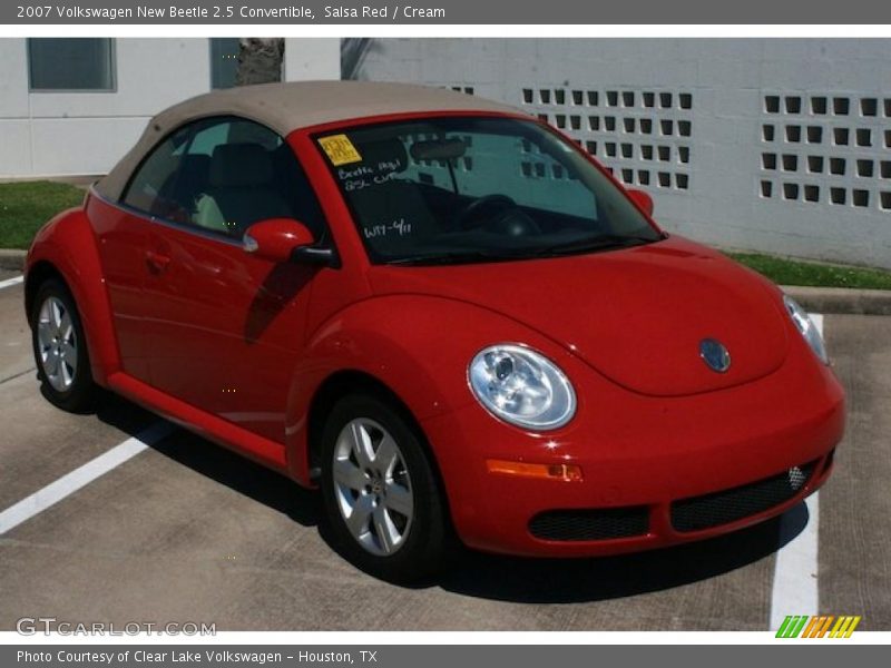 Salsa Red / Cream 2007 Volkswagen New Beetle 2.5 Convertible