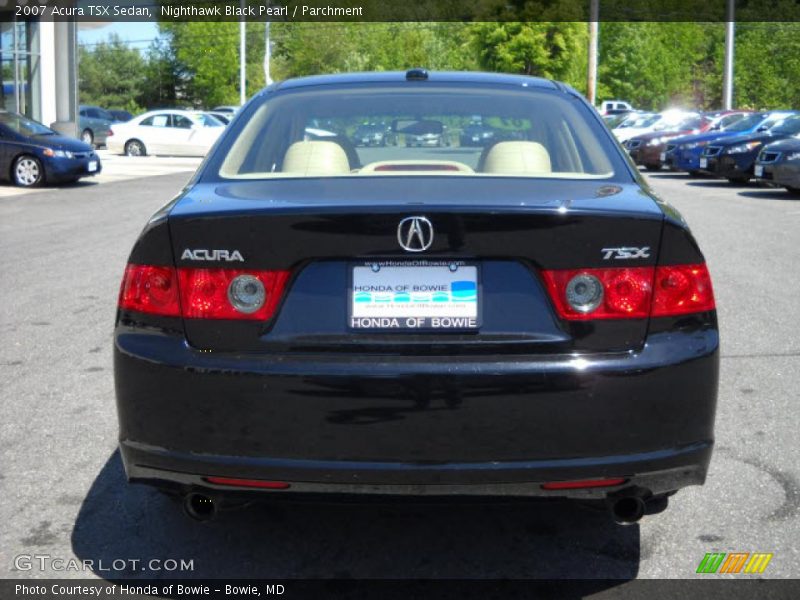 Nighthawk Black Pearl / Parchment 2007 Acura TSX Sedan