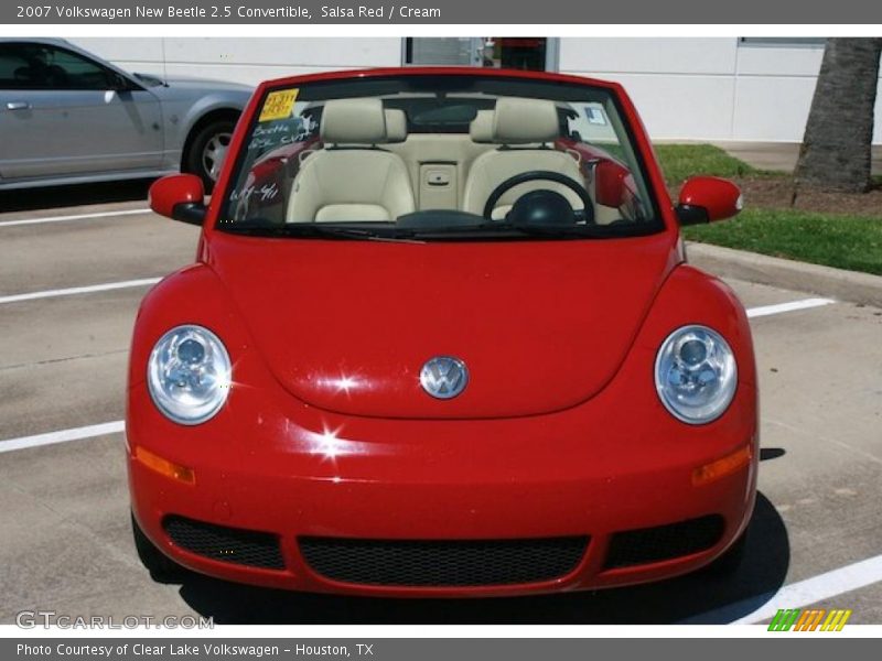 Salsa Red / Cream 2007 Volkswagen New Beetle 2.5 Convertible