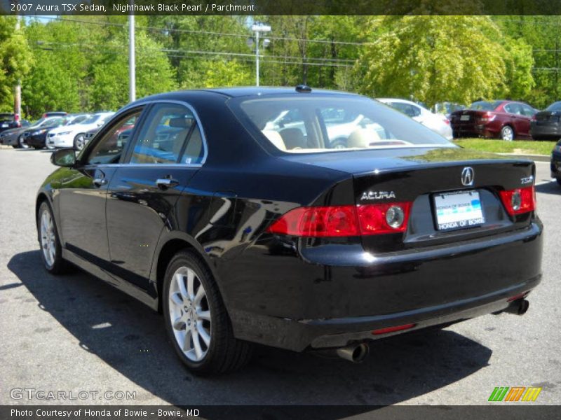 Nighthawk Black Pearl / Parchment 2007 Acura TSX Sedan