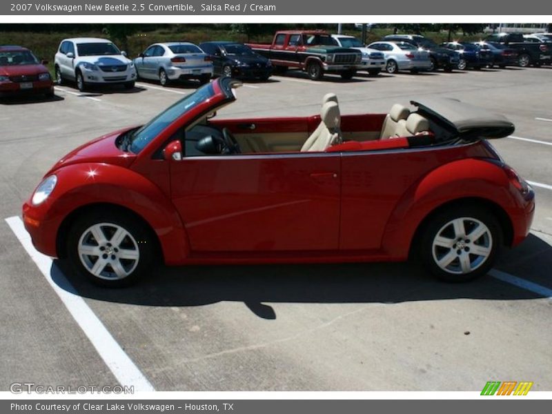 Salsa Red / Cream 2007 Volkswagen New Beetle 2.5 Convertible