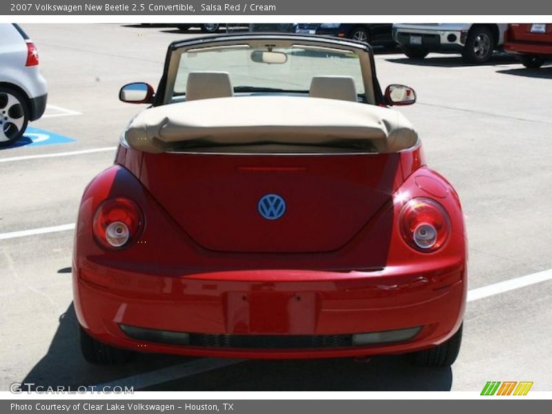 Salsa Red / Cream 2007 Volkswagen New Beetle 2.5 Convertible
