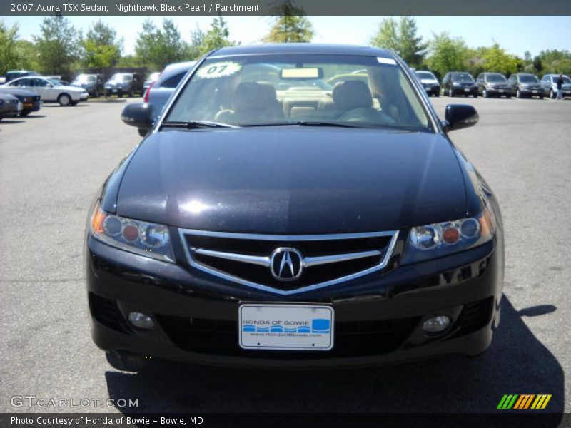 Nighthawk Black Pearl / Parchment 2007 Acura TSX Sedan