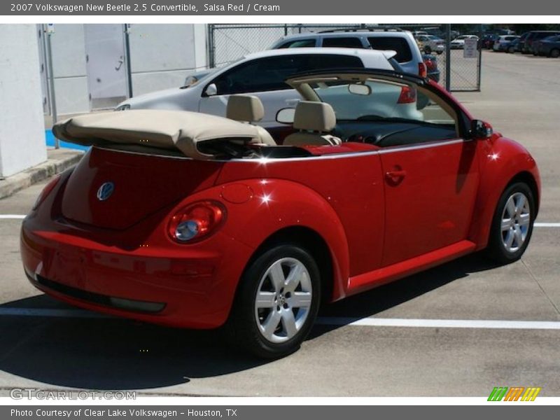 Salsa Red / Cream 2007 Volkswagen New Beetle 2.5 Convertible