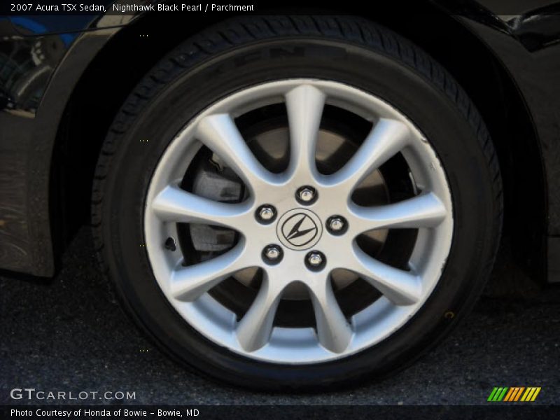 Nighthawk Black Pearl / Parchment 2007 Acura TSX Sedan