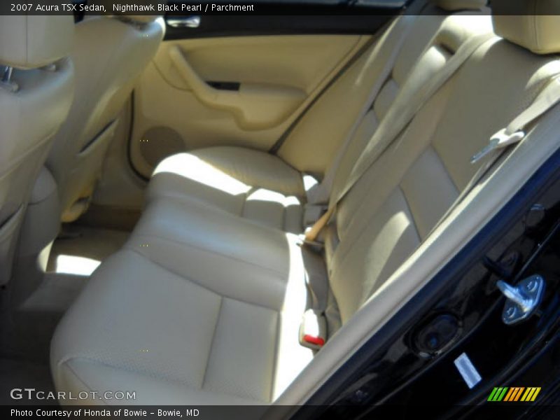Nighthawk Black Pearl / Parchment 2007 Acura TSX Sedan