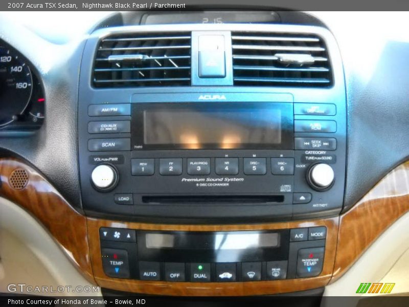 Nighthawk Black Pearl / Parchment 2007 Acura TSX Sedan