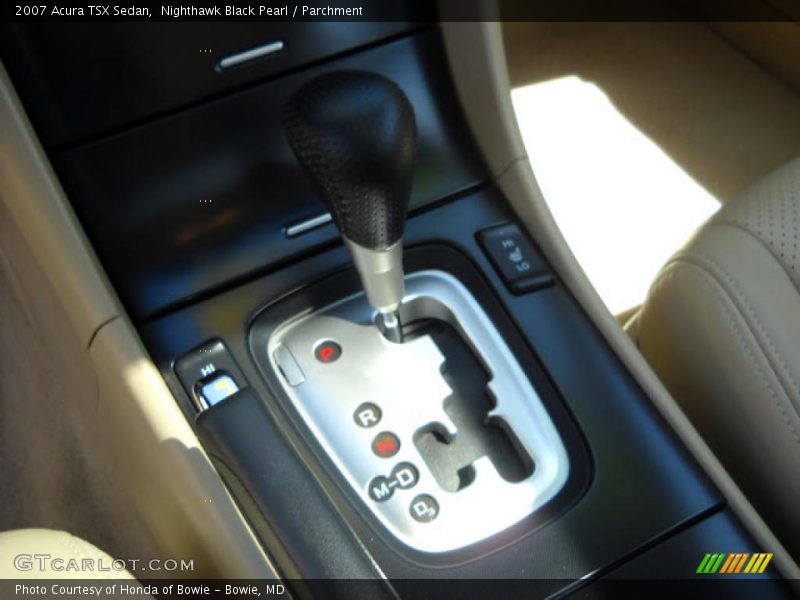 Nighthawk Black Pearl / Parchment 2007 Acura TSX Sedan