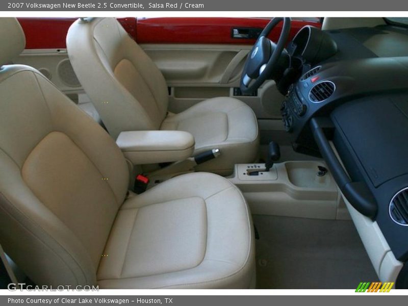 Salsa Red / Cream 2007 Volkswagen New Beetle 2.5 Convertible
