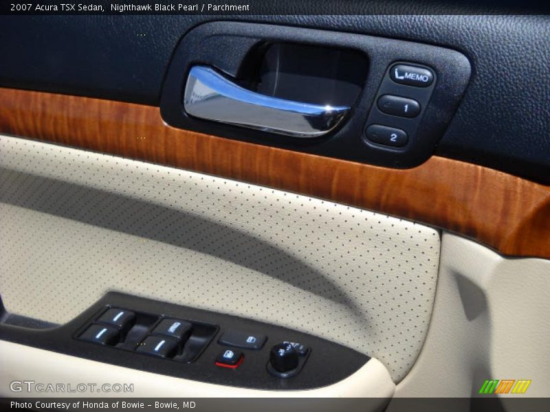 Nighthawk Black Pearl / Parchment 2007 Acura TSX Sedan