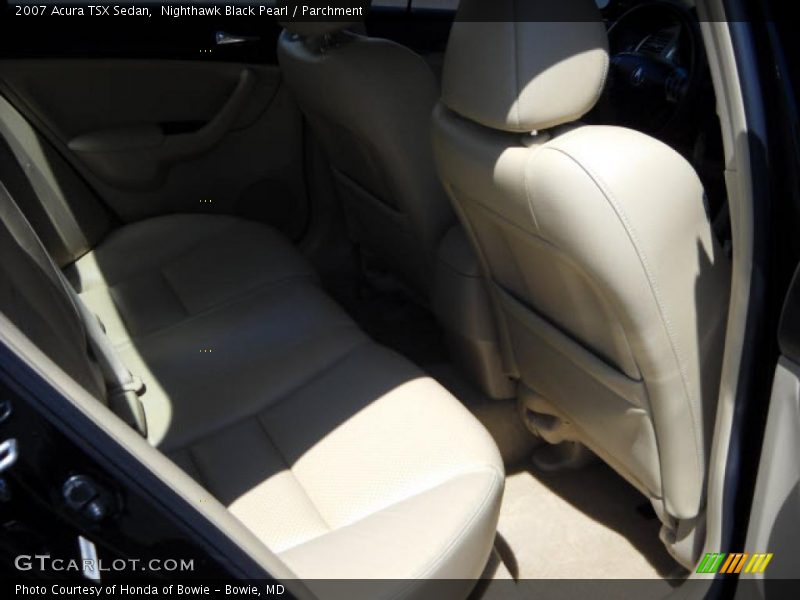 Nighthawk Black Pearl / Parchment 2007 Acura TSX Sedan