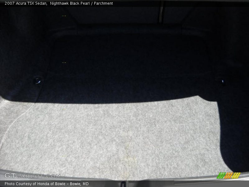 Nighthawk Black Pearl / Parchment 2007 Acura TSX Sedan