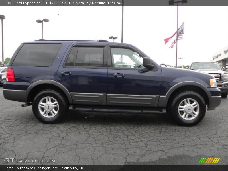 True Blue Metallic / Medium Flint Gray 2004 Ford Expedition XLT 4x4