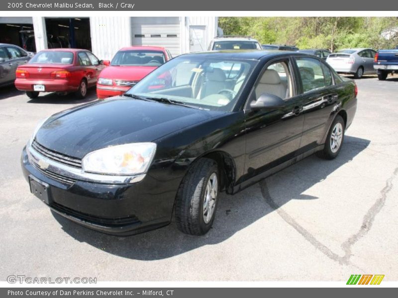 Black / Gray 2005 Chevrolet Malibu Sedan
