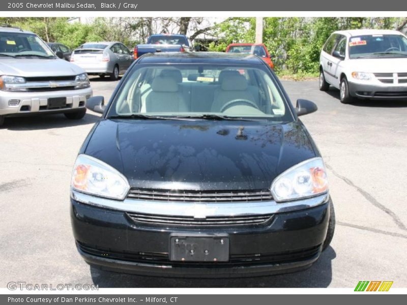 Black / Gray 2005 Chevrolet Malibu Sedan