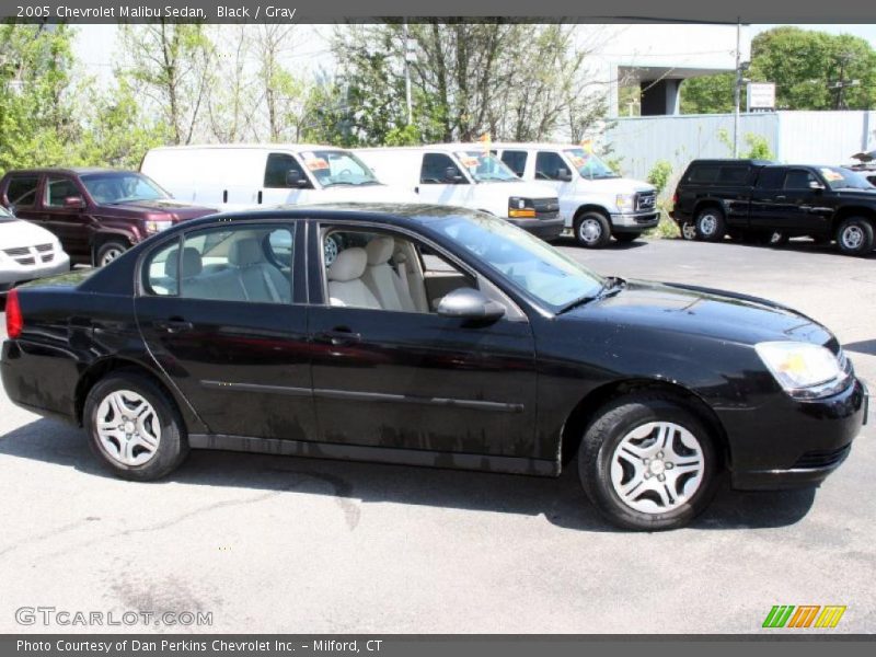 Black / Gray 2005 Chevrolet Malibu Sedan