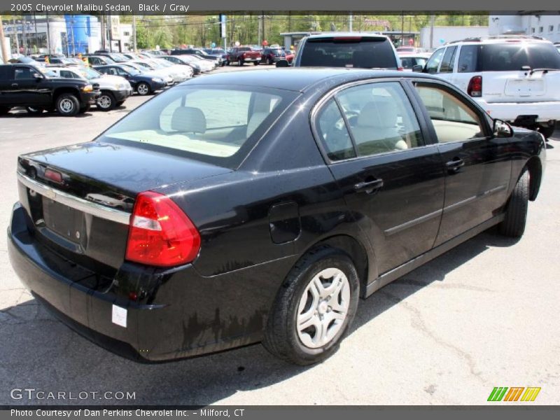 Black / Gray 2005 Chevrolet Malibu Sedan