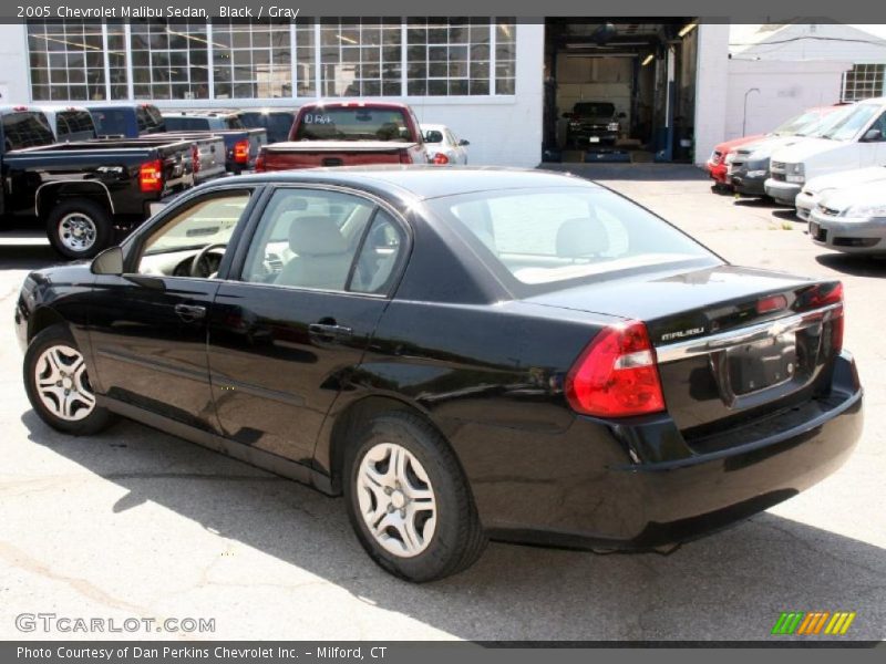 Black / Gray 2005 Chevrolet Malibu Sedan