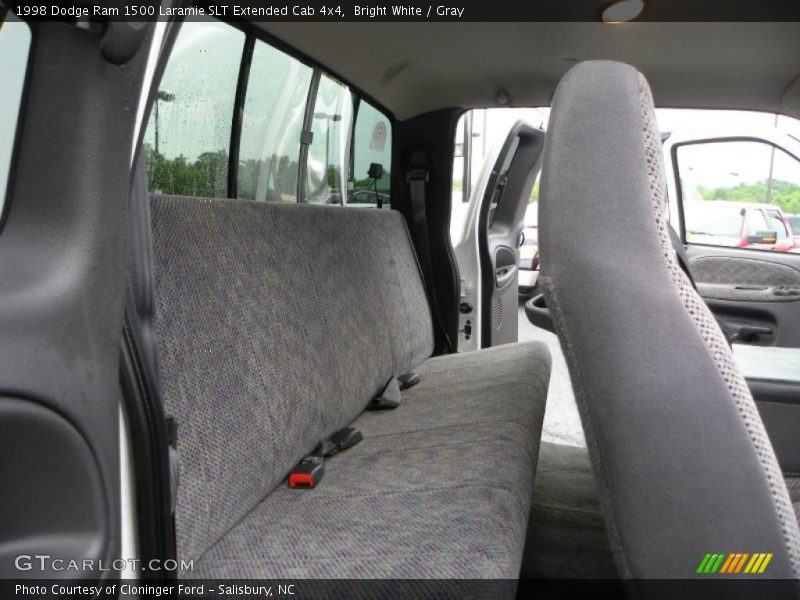 Bright White / Gray 1998 Dodge Ram 1500 Laramie SLT Extended Cab 4x4
