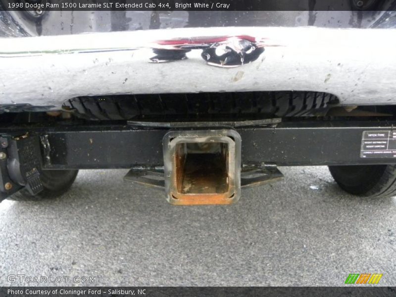 Bright White / Gray 1998 Dodge Ram 1500 Laramie SLT Extended Cab 4x4