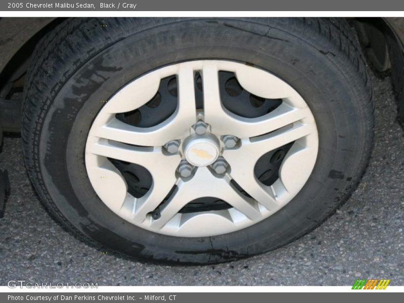 Black / Gray 2005 Chevrolet Malibu Sedan