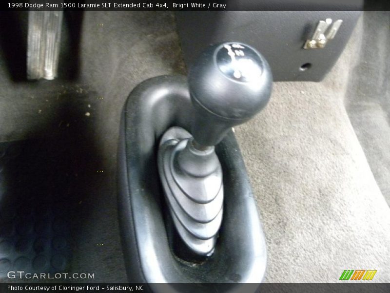 Bright White / Gray 1998 Dodge Ram 1500 Laramie SLT Extended Cab 4x4
