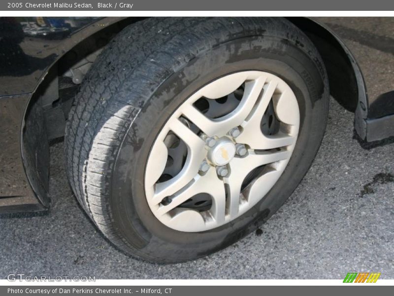 Black / Gray 2005 Chevrolet Malibu Sedan