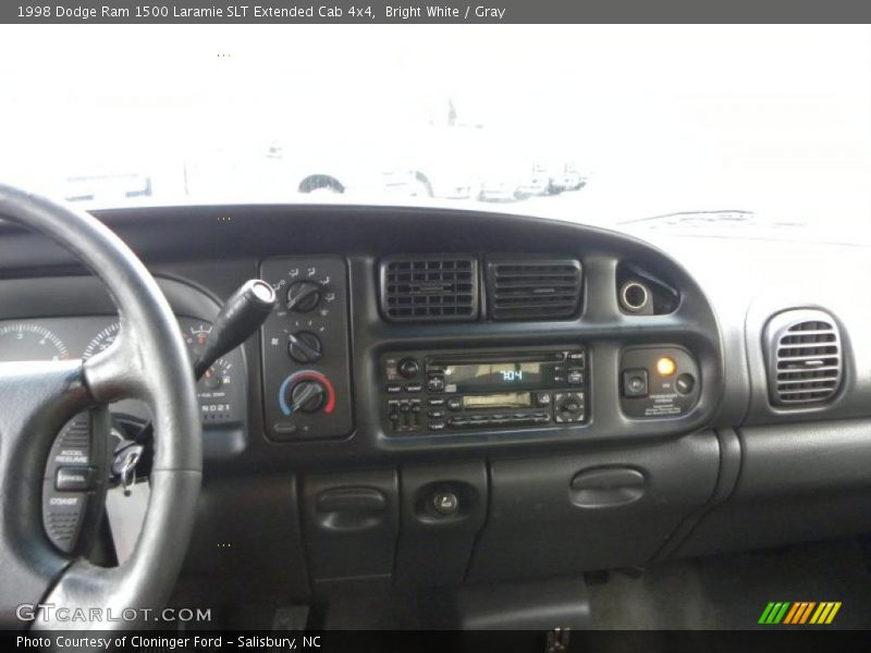 Bright White / Gray 1998 Dodge Ram 1500 Laramie SLT Extended Cab 4x4