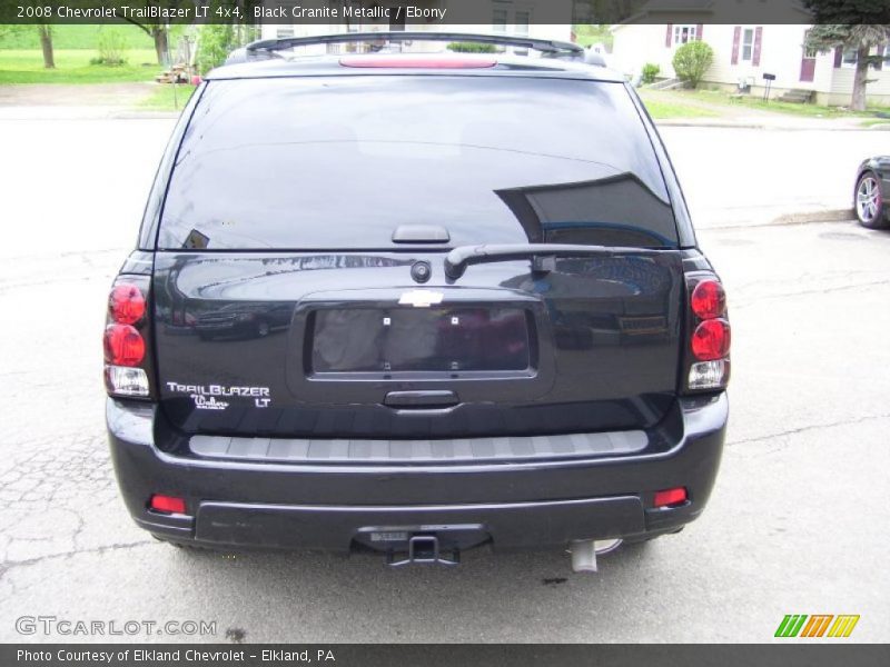 Black Granite Metallic / Ebony 2008 Chevrolet TrailBlazer LT 4x4
