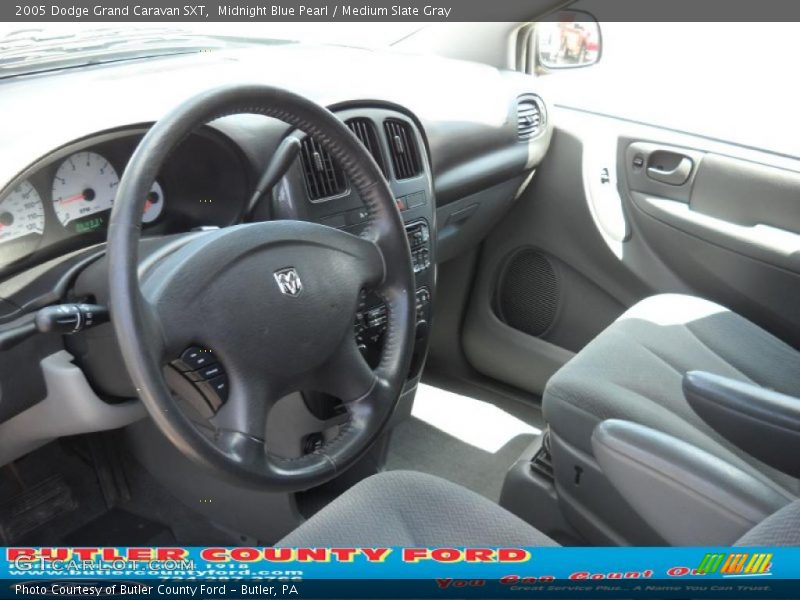 Midnight Blue Pearl / Medium Slate Gray 2005 Dodge Grand Caravan SXT