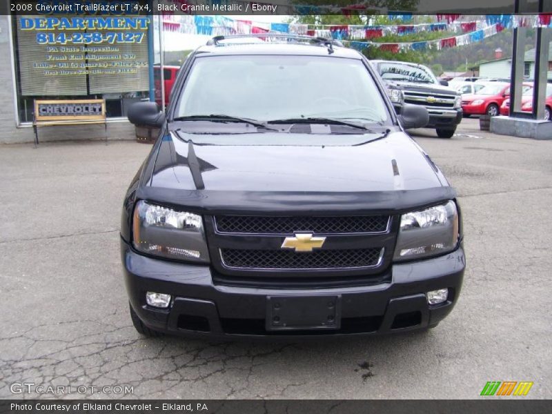 Black Granite Metallic / Ebony 2008 Chevrolet TrailBlazer LT 4x4
