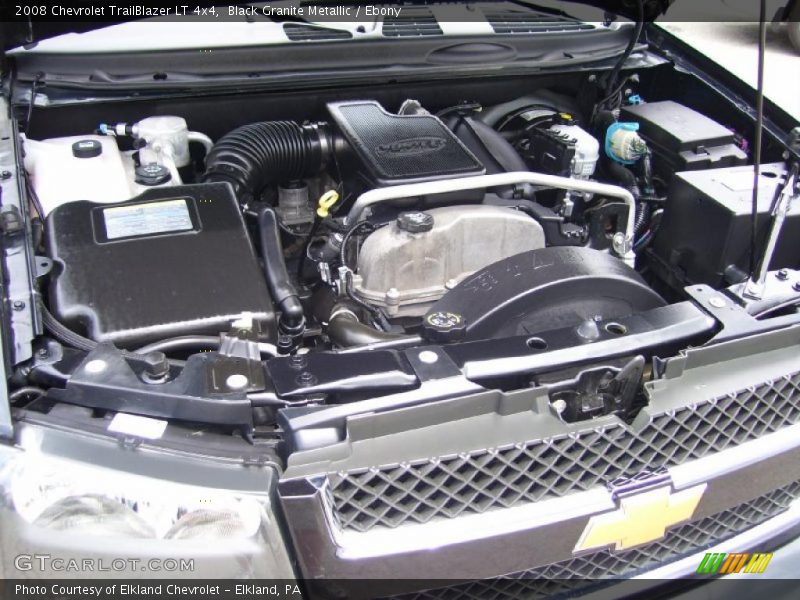 Black Granite Metallic / Ebony 2008 Chevrolet TrailBlazer LT 4x4