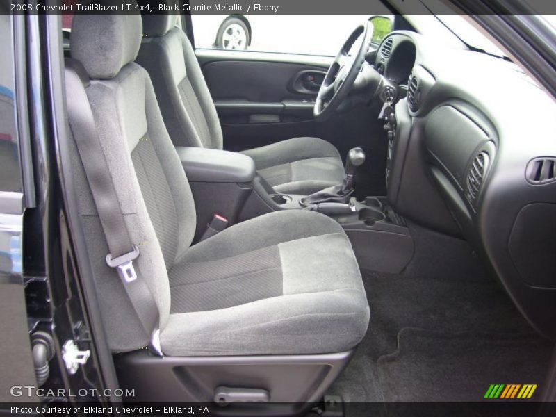 Black Granite Metallic / Ebony 2008 Chevrolet TrailBlazer LT 4x4