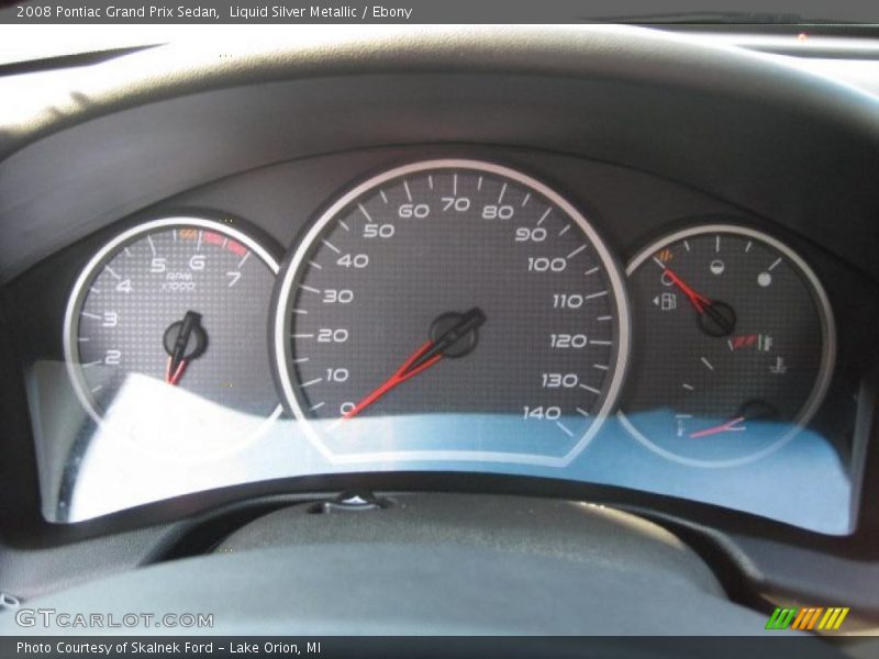 Liquid Silver Metallic / Ebony 2008 Pontiac Grand Prix Sedan