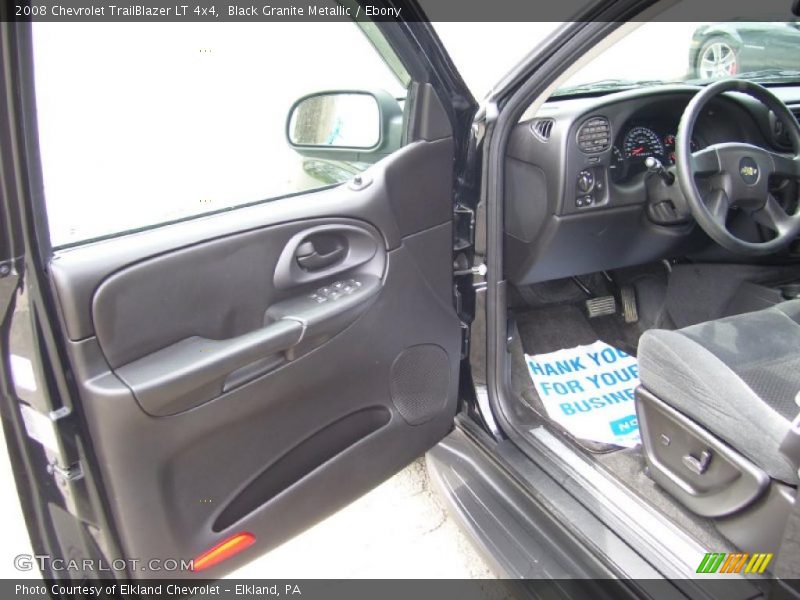 Black Granite Metallic / Ebony 2008 Chevrolet TrailBlazer LT 4x4