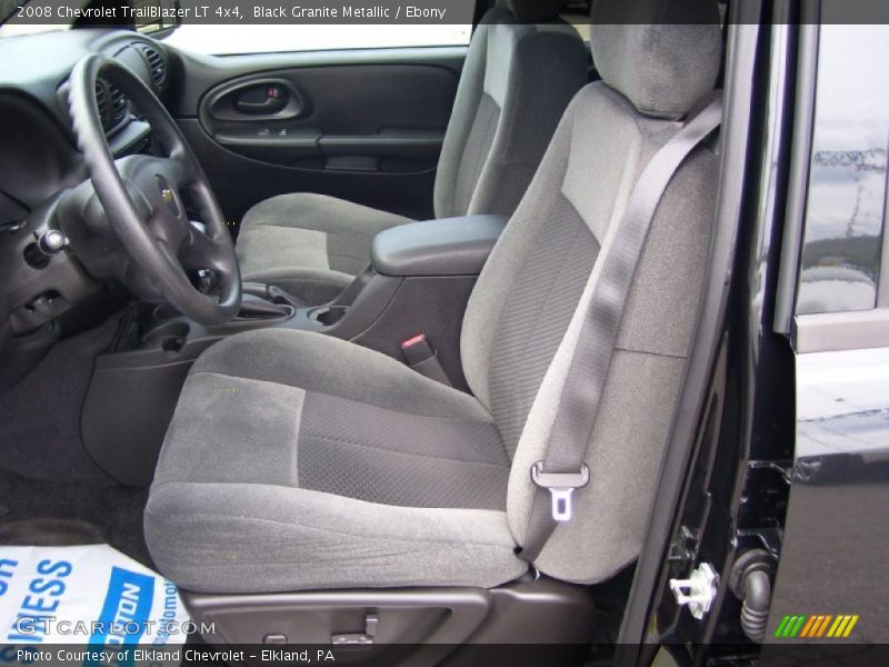 Black Granite Metallic / Ebony 2008 Chevrolet TrailBlazer LT 4x4