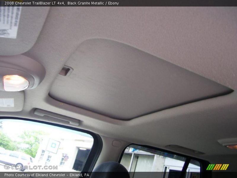 Black Granite Metallic / Ebony 2008 Chevrolet TrailBlazer LT 4x4